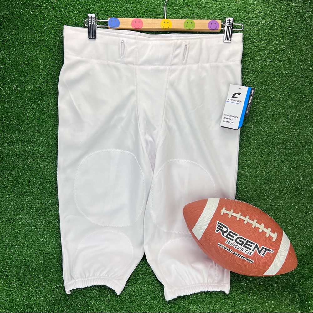 Champro‎ Youth Blocker Tradional Football Pants Size XL FP12Y Without Pads White